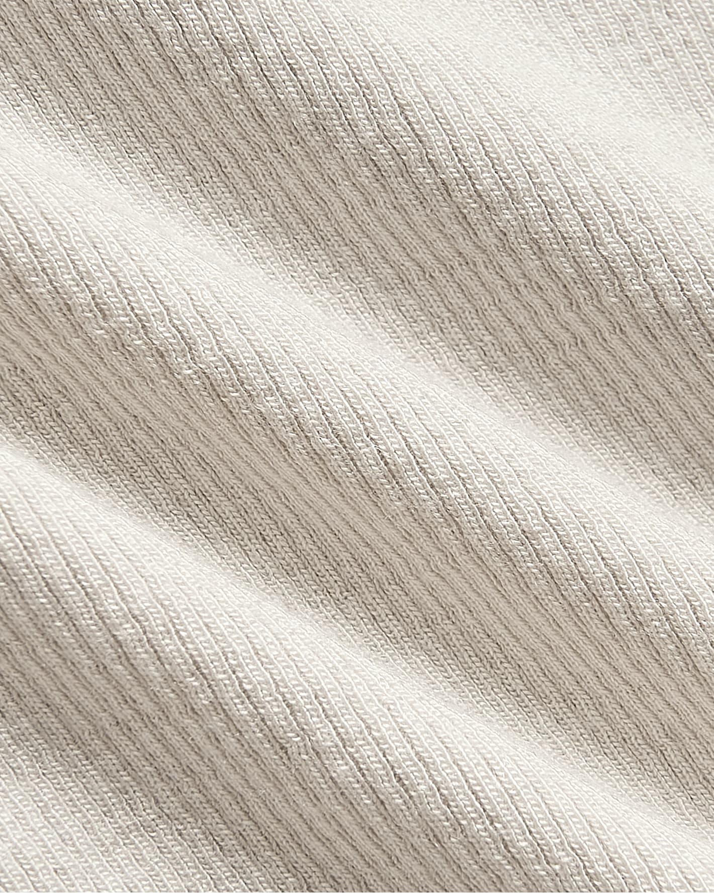 Womens Oatmeal Ribbed U-Neck Tee 3-Pack