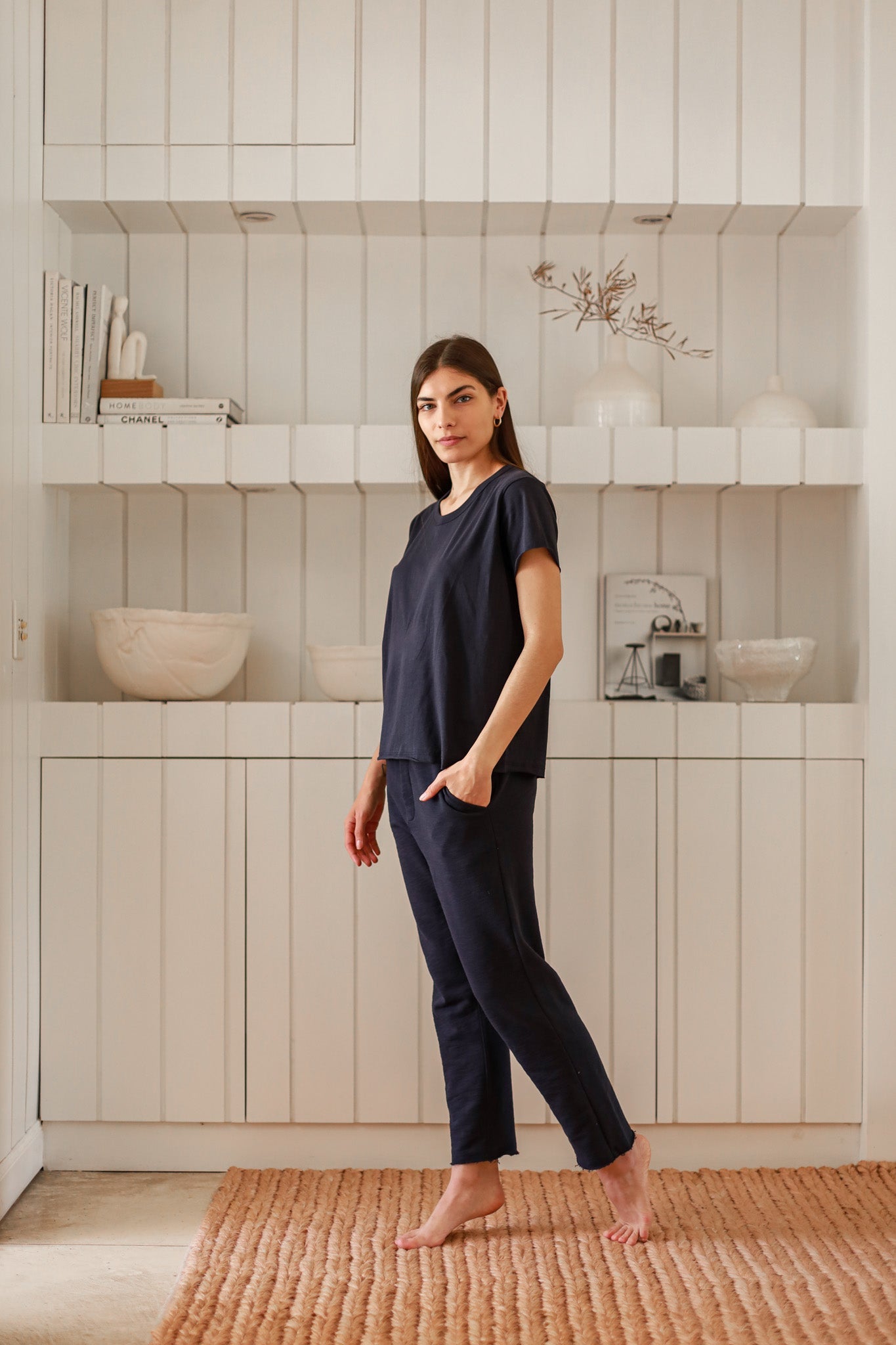 Samantha Raw Edge Tee