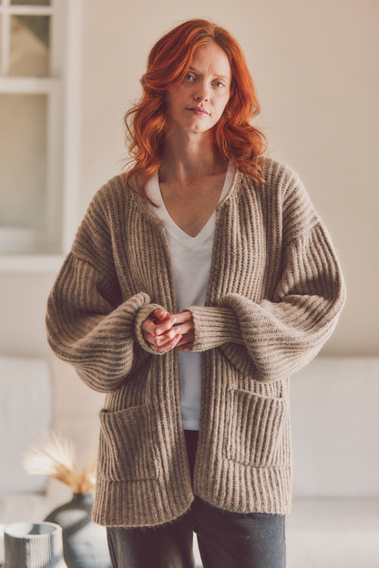 Alpaca Cocoon Cardigan