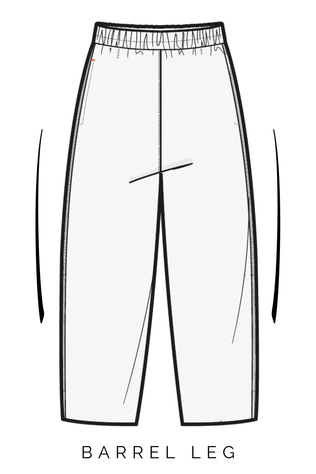 Peggy Trousers - Linen Black