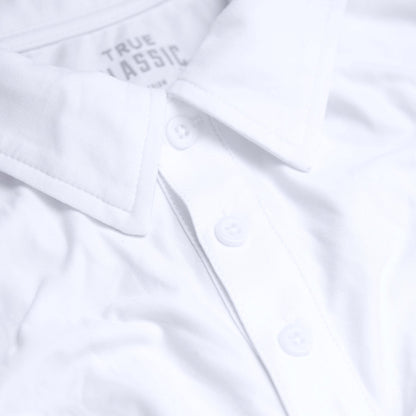 White Active Polo