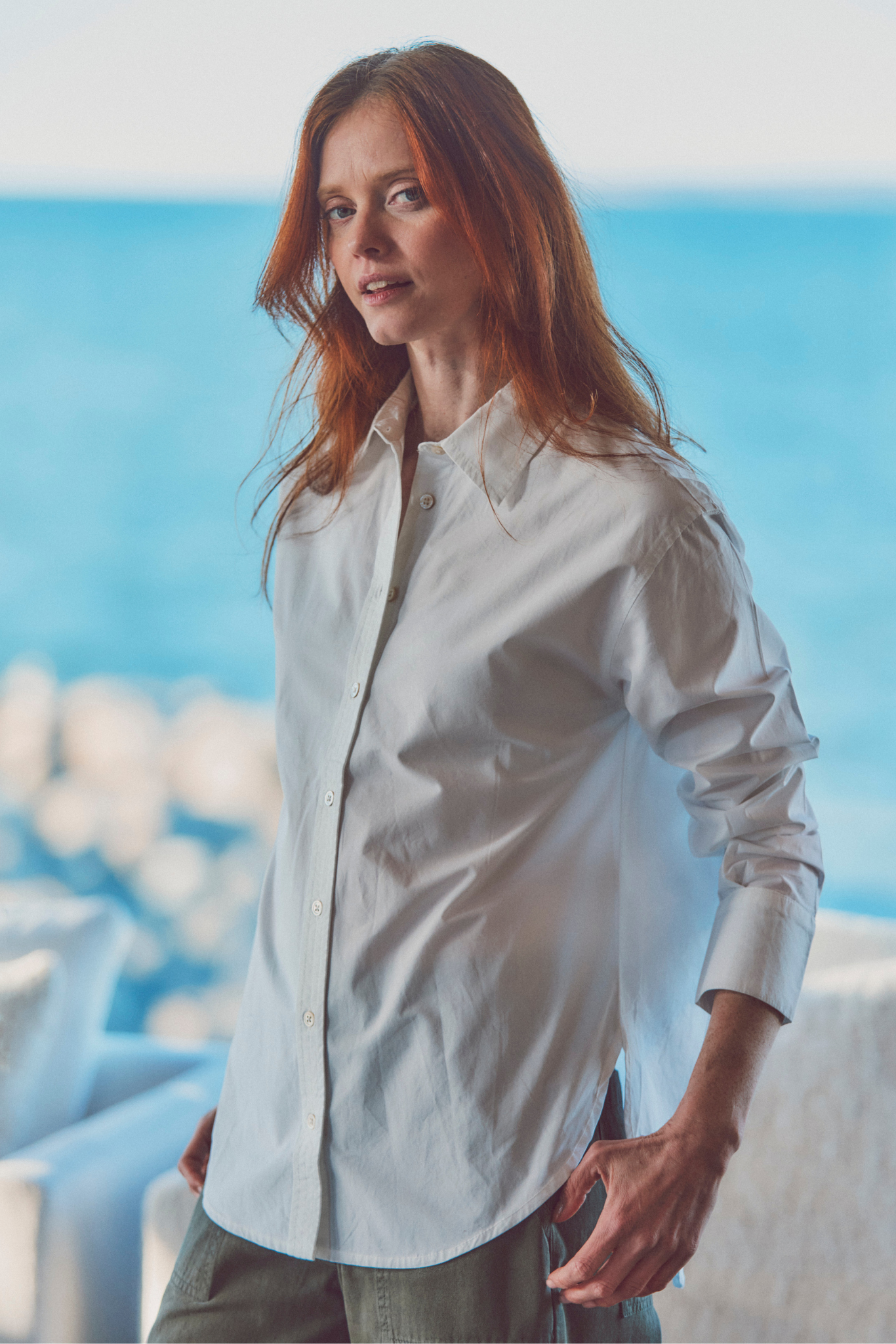 Kelli Poplin Button-Down