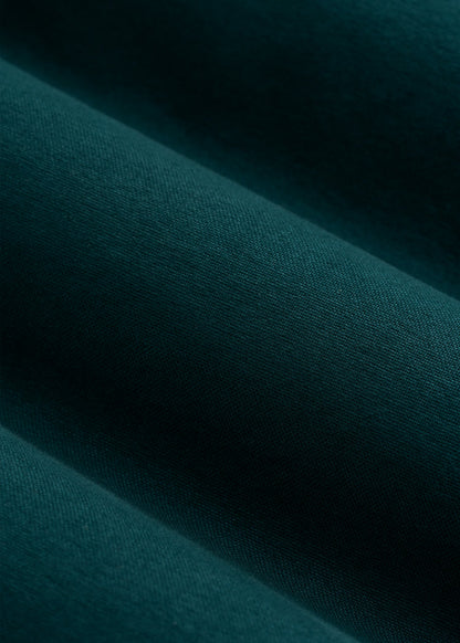 Short Sleeve Oxford Button Shirt for Tall Men in Deep Teal