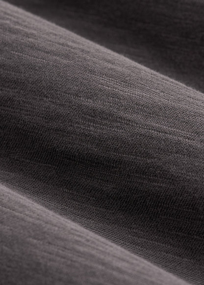 REGULAR-FIT Slub Tee for Tall Men in Charcoal