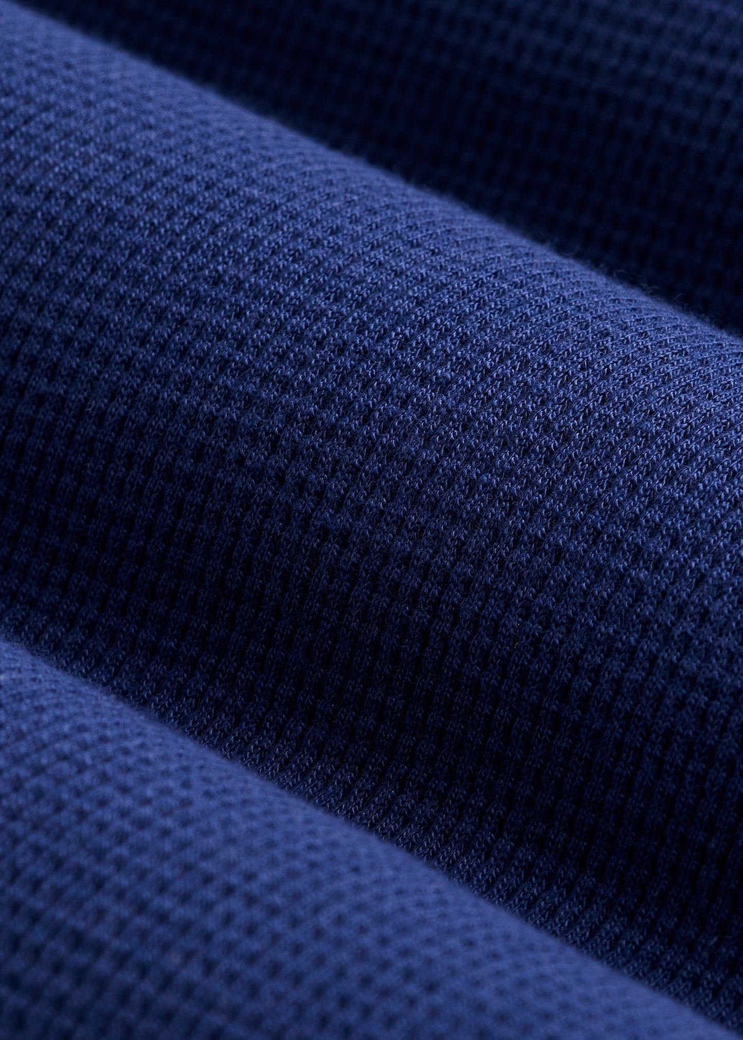 Waffle Tank Top for Tall Women in Midnight Blue