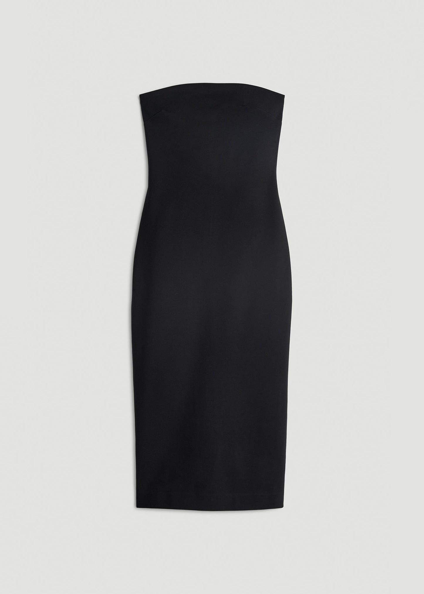 Flex Ponte Fitted Bustier Dress for Tall Women in Black