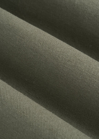 Slim Fit Linen Blend Blazer for Tall Women in Olive
