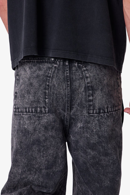 Baggy Moto Denim - Vintage Black