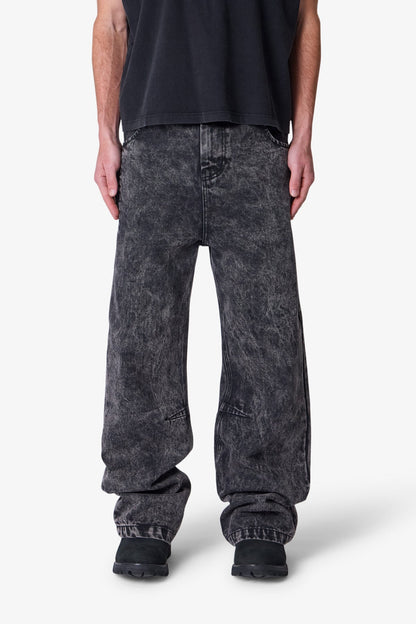 Baggy Moto Denim - Vintage Black