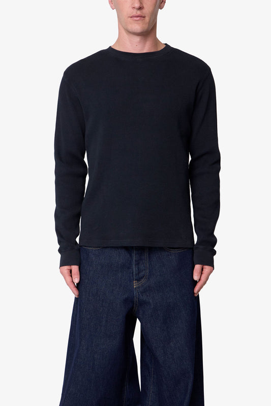 Basic Thermal L/S Tee - Black