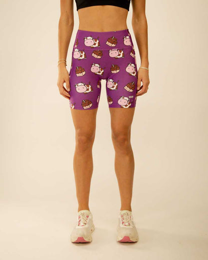 Women's Choccy Cows 7" PWR Compression Shorts