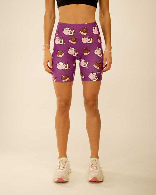 Women's Choccy Cows 7" PWR Compression Shorts