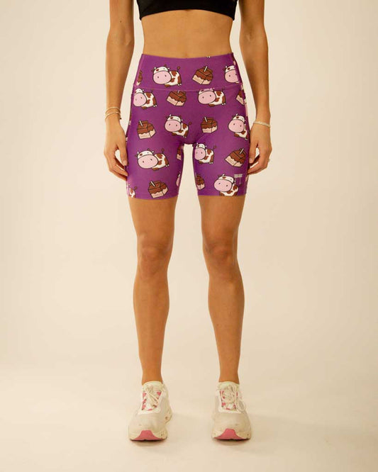 Women's Choccy Cows 7" PWR Compression Shorts