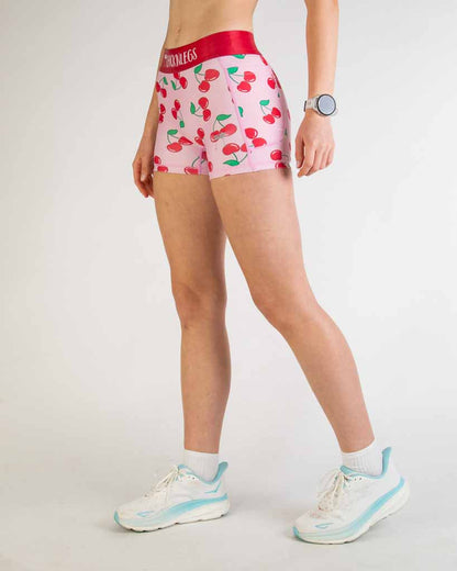 Women's Cherries 3" Compression Shorts