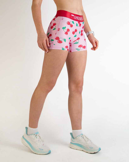 Women's Cherries 3" Compression Shorts