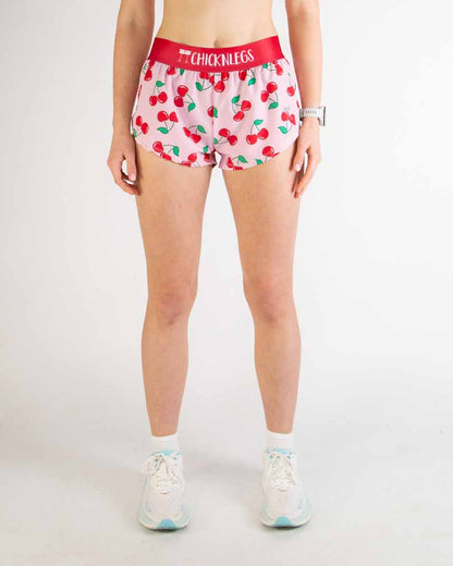 Women's Cherries 1.5" Split Shorts