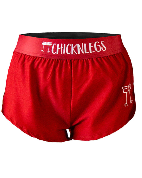 Women's Cardinal Red 1.5" Split Shorts