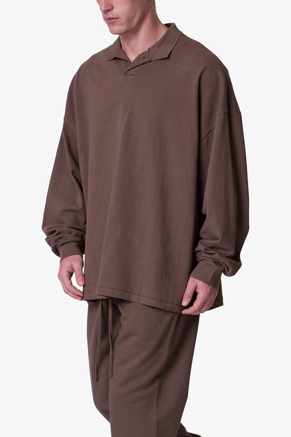 Every Day L/S Polo - Olive