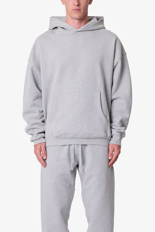 Heavy Basic Hoodie - Marled Grey