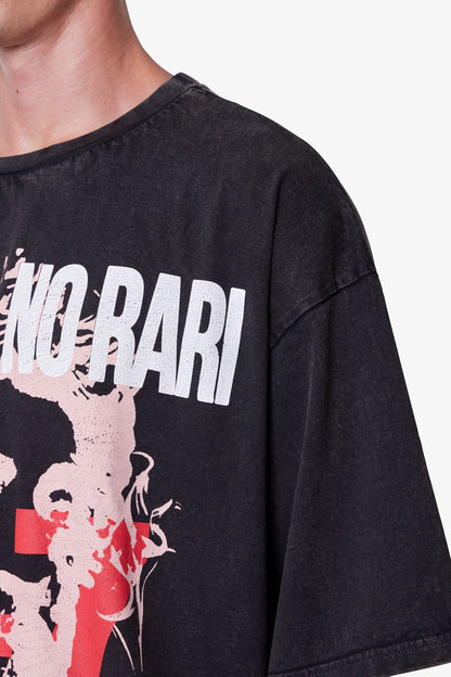 No Risk No Rari Print Tee - Black