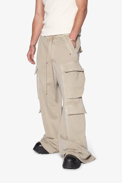 Rave Double Cargo Sweatpants - Washed Earth