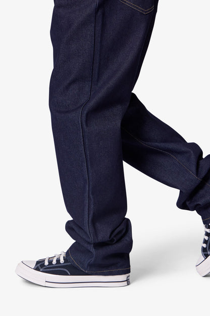 Raw Baggy Denim - Rinsed Indigo