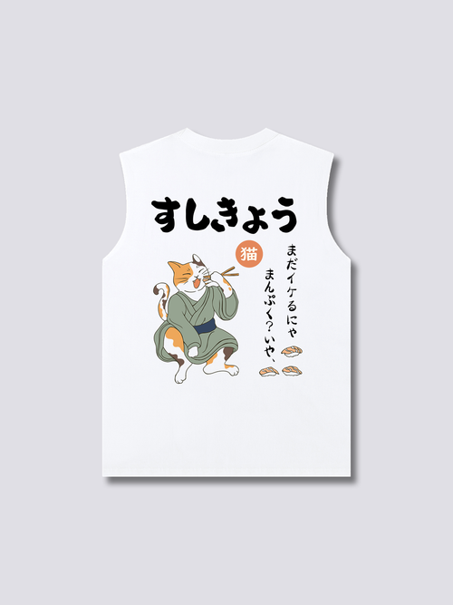 Sushi Neko Tank Top