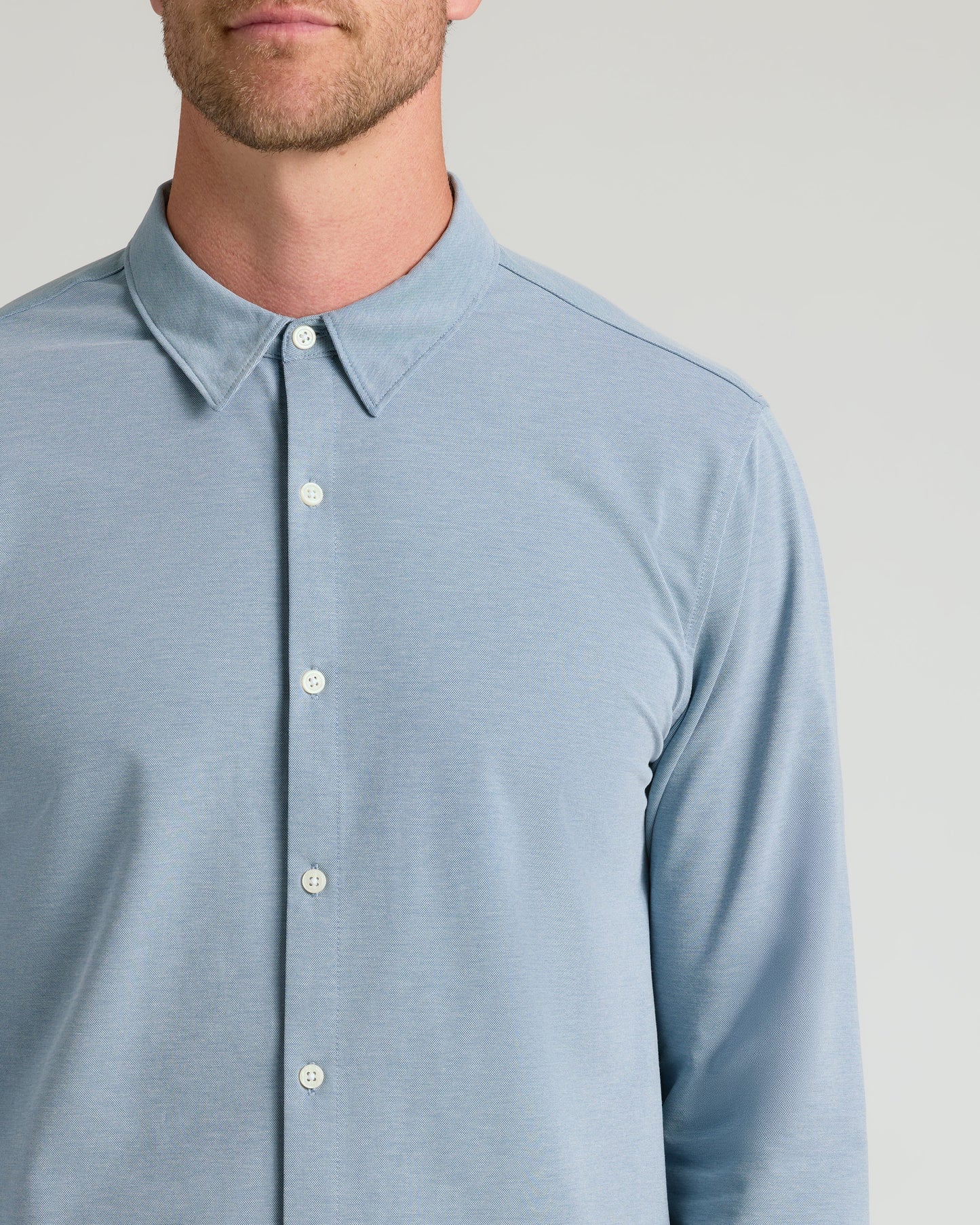 Blue Stretch Oxford 2.0