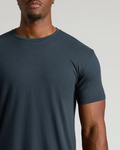 Shadow Tall Straight Hem Crew Neck T-Shirt