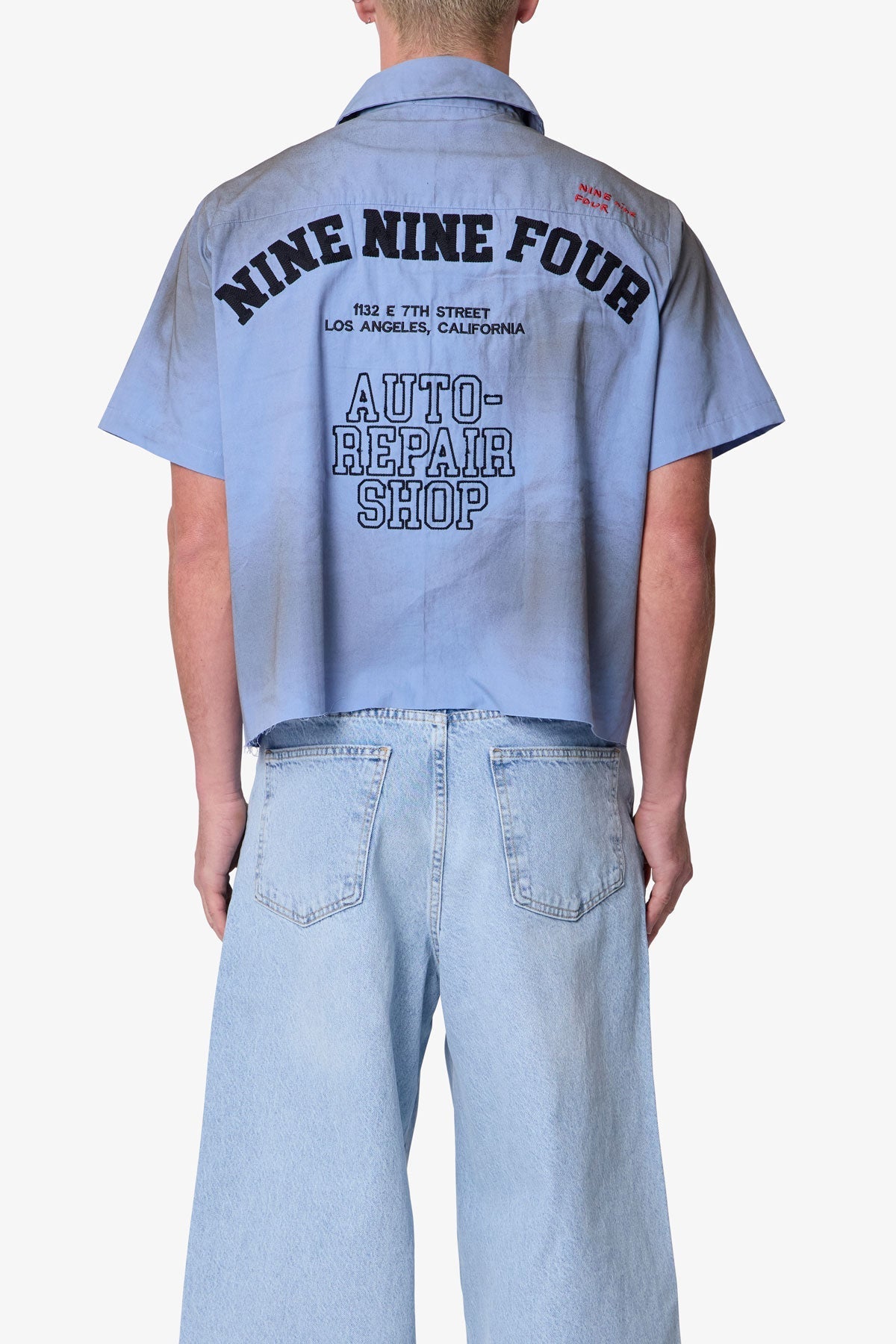 Vintage Work S/S Shirt - Light Blue