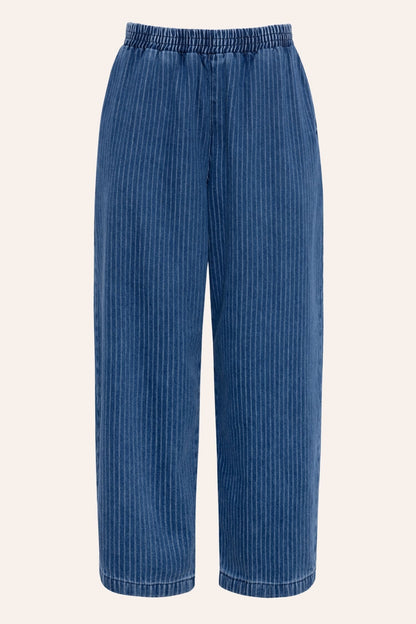 Ottie Denim Trousers — Needle Stripe