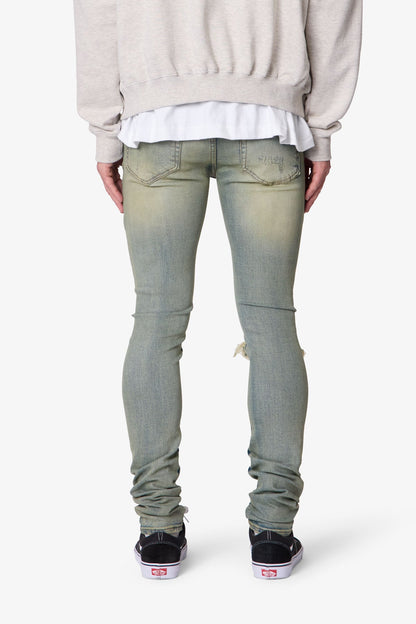 X721 Dusted Skinny Denim - 4th Day Sun Washed Blue