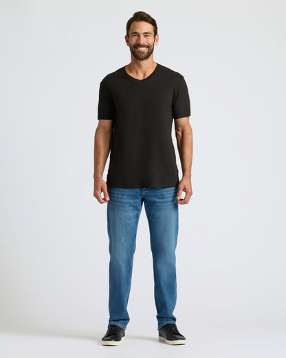Black Classic V-Neck 3-Pack