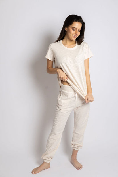 Sale Daisy Ruffle Bottom Tee