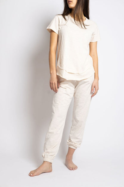Sale Daisy Ruffle Bottom Tee