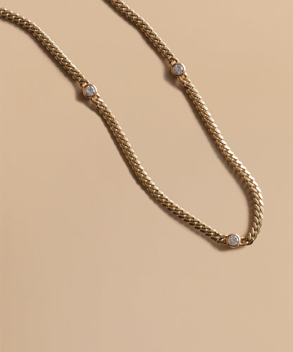 Merit Round Cut Diamond Necklace